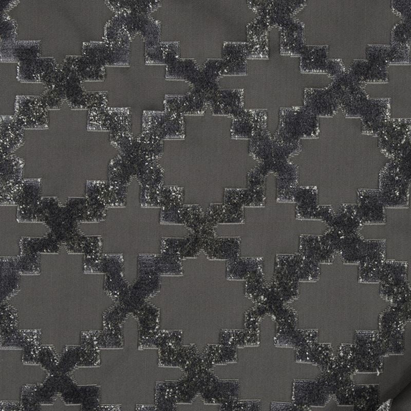 239383 | Mosaic Velvet Ash - Beacon Hill Fabric
