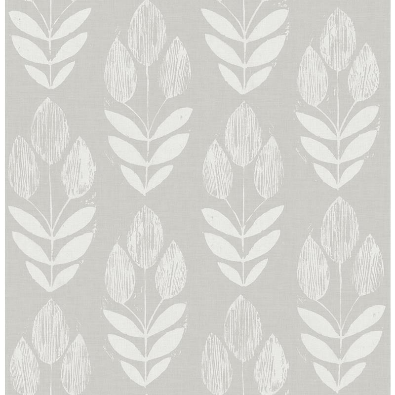 Sample 3115-24473 Farmhouse, Garland Dove Block Tulip by Chesapeake Wallpaper