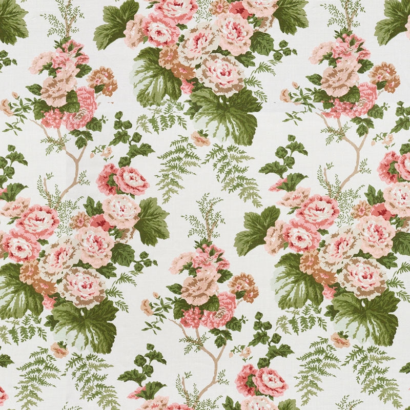 Looking 178112 Wycombe Park Pink by Schumacher Fabric