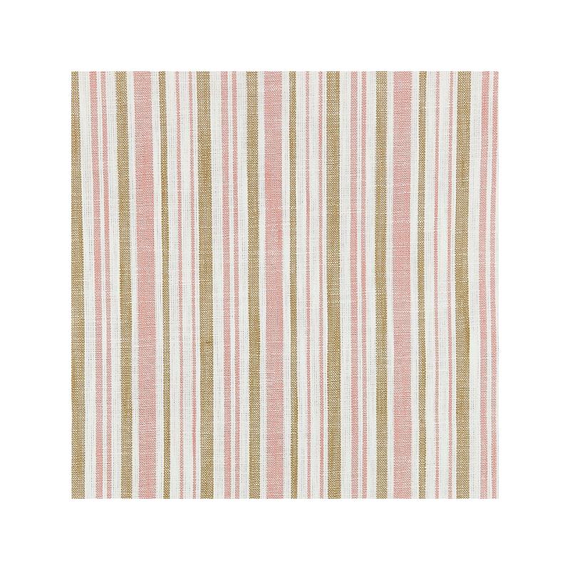 Sample 27116-001 Pembroke Stripe, Pink Sand - Scalamandre Fabric (SC 000127116)