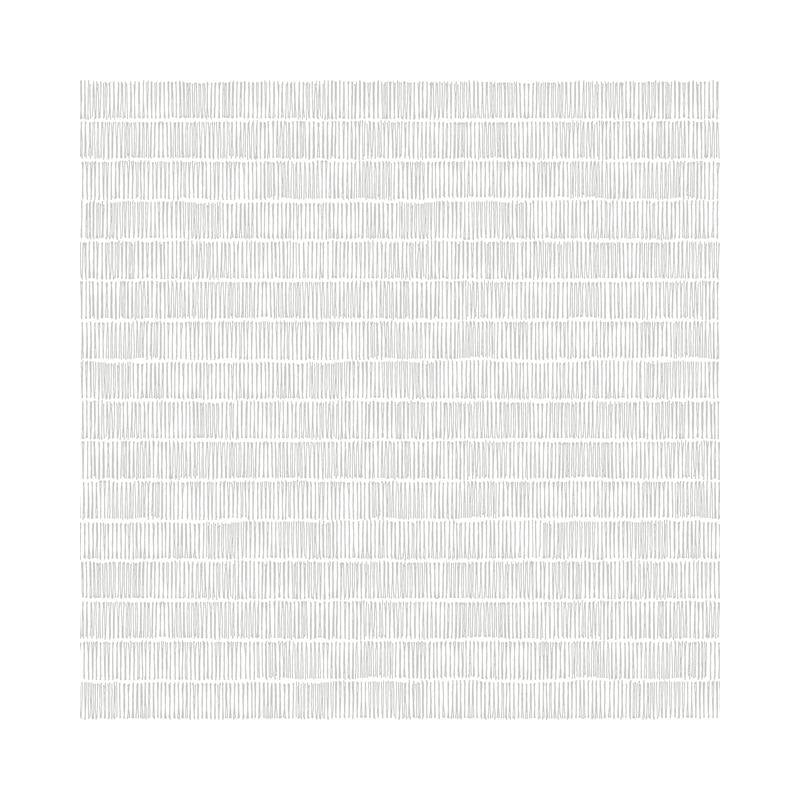 Sample BW3811 Horizontal Hash Marks, Black and White Resource Library by York Wallpaper