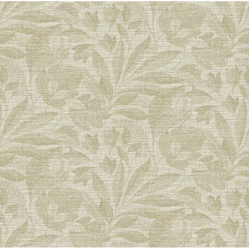 Sample 2972-86150 Loom, Lei Gold Leaf Wallpaper by A-Street Prints Wallpaper