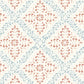 Sample 4514 Nyborg, Blue And Red By Borastapeter Wallcovering