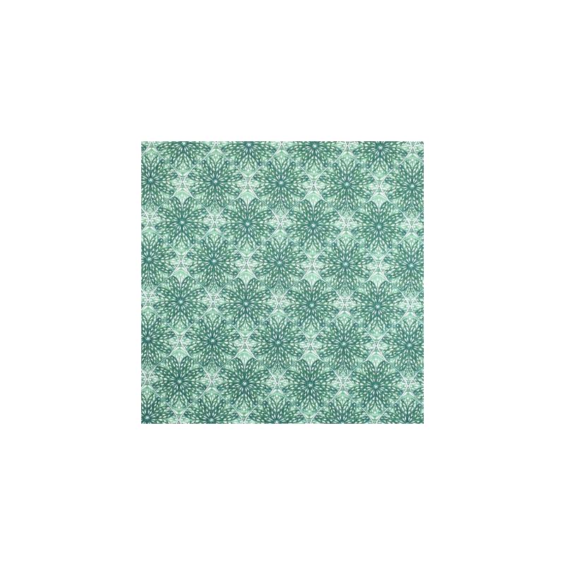 Acquire S3406 Basil Green Medallion Greenhouse Fabric