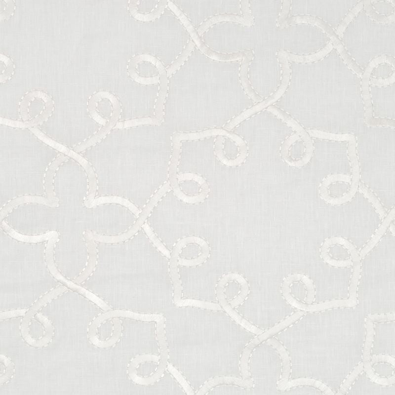 253496 | Leila ScrollWhite - Beacon Hill Fabric