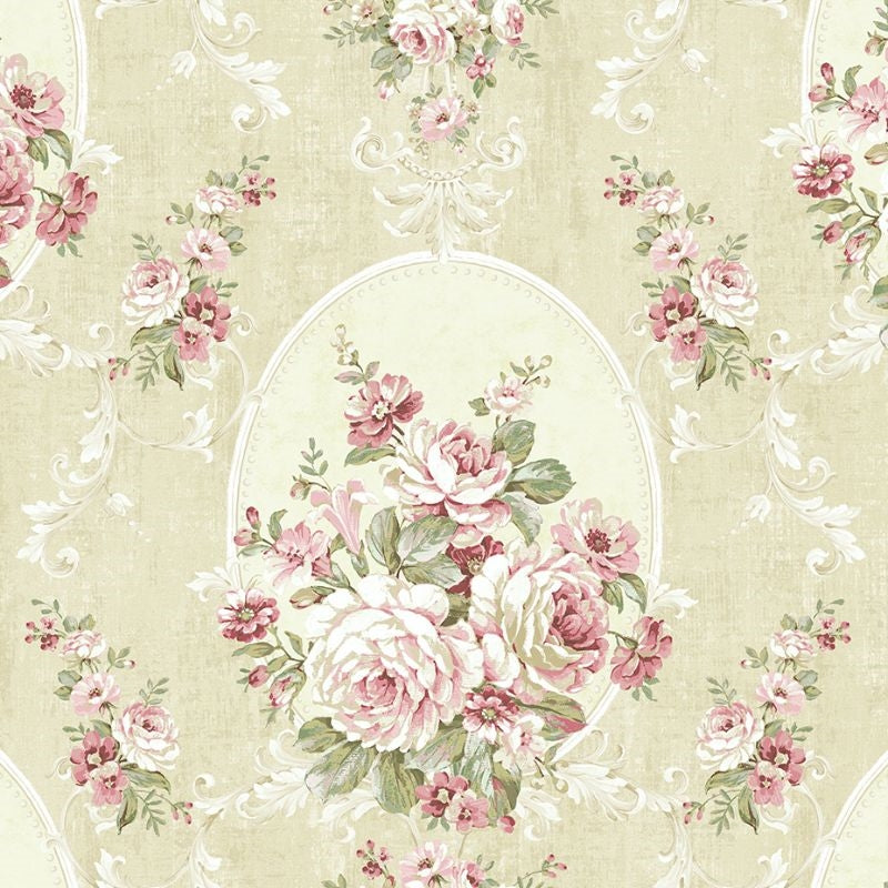 Buy HK90401 Hudson Park 2 Cameo by Wallquest Wallpaper