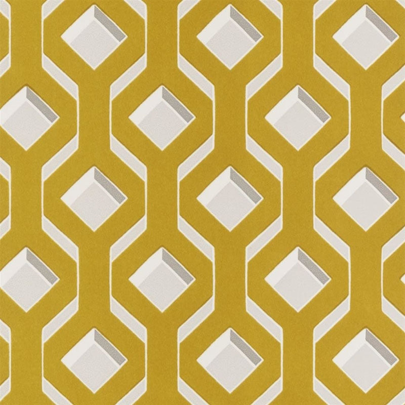 Search PDG1053/04 Chareau Chartreuse by Designer Guild Wallpaper