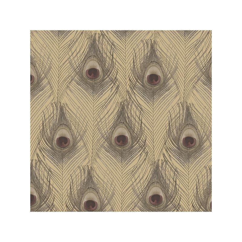 Sample G67980 Organic Textures, Red Peacock Wallpaper by Norwall