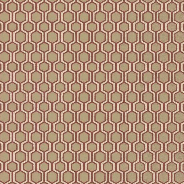 Select HC7534 Handcrafted Naturals Bee Sweet Red by Ronald Redding Wallpaper