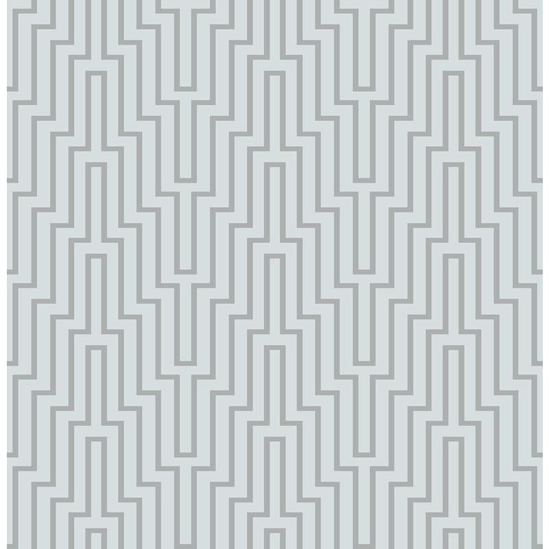 Sample SLS3516 Sky Blue Crystalline Self Adhesive, Geometrics Peel and Stick Wallpaper