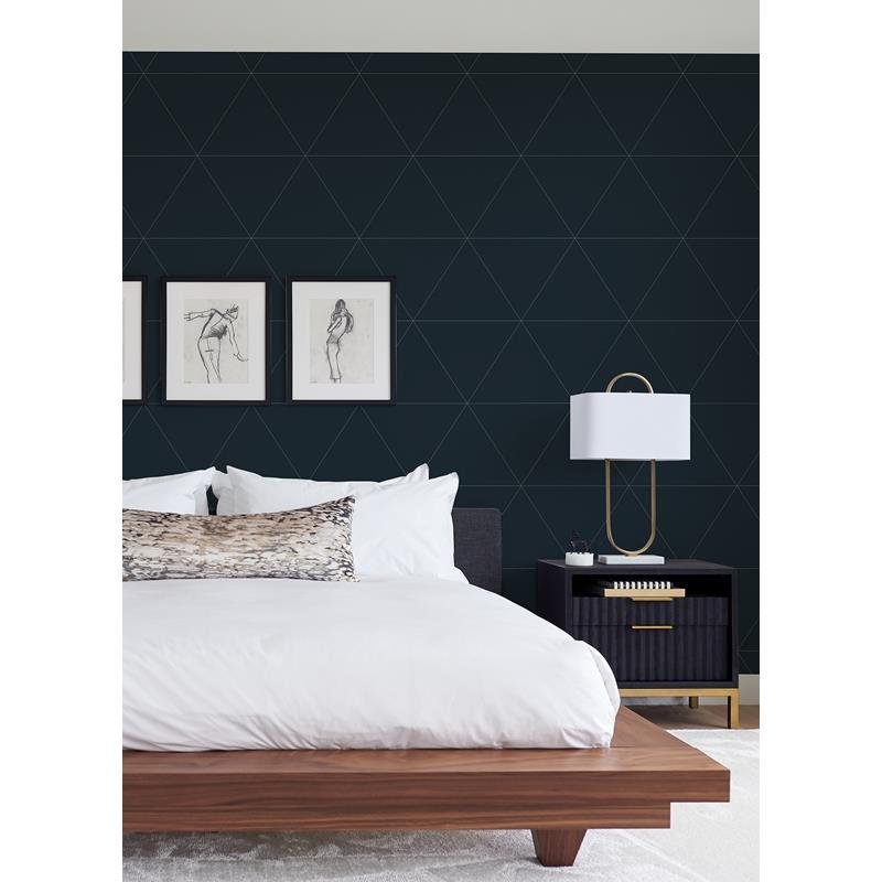 Acquire 2973-91011 Daylight Twilight Black Geometric Black A-Street Prints Wallpaper