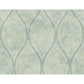 Sample 2765-BW40204 GeoTex, Eira Seafoam Marble Ogee by Kenneth James Wallpaper