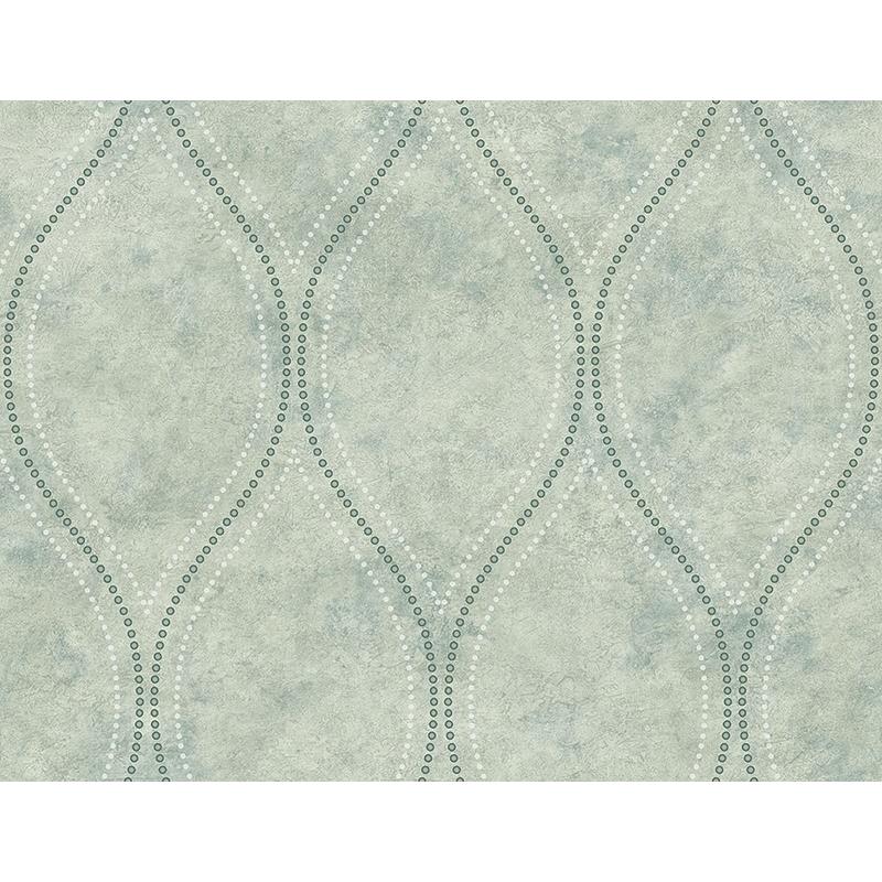 Sample 2765-BW40204 GeoTex, Eira Seafoam Marble Ogee by Kenneth James Wallpaper