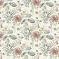 View TL1919 Handpainted Traditionals Midsummer Floral Coral York Wallpaper