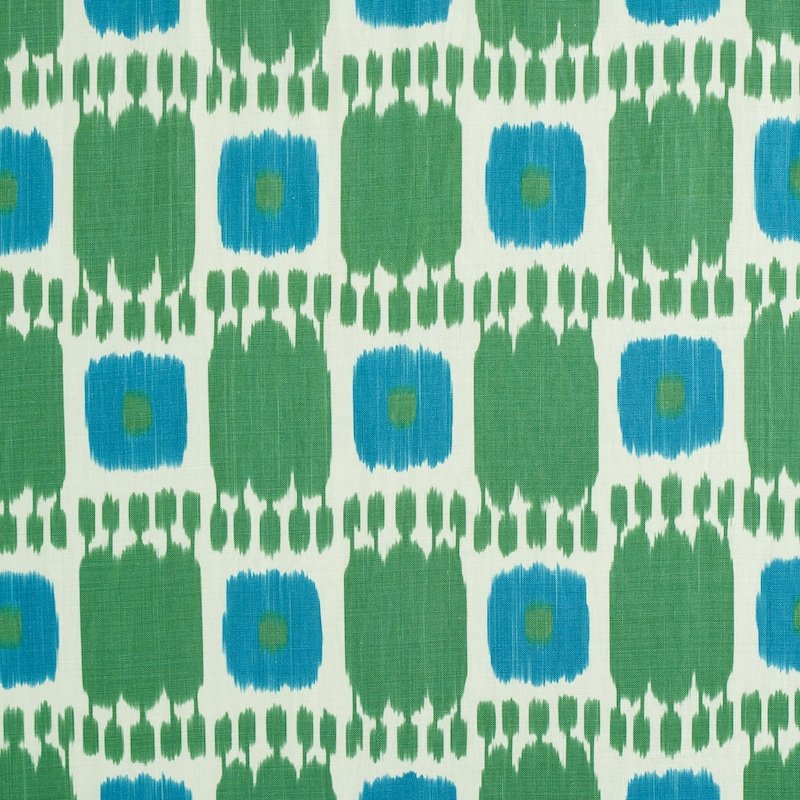 Purchase sample of 174405 Kandira, Peacock by Schumacher Fabric