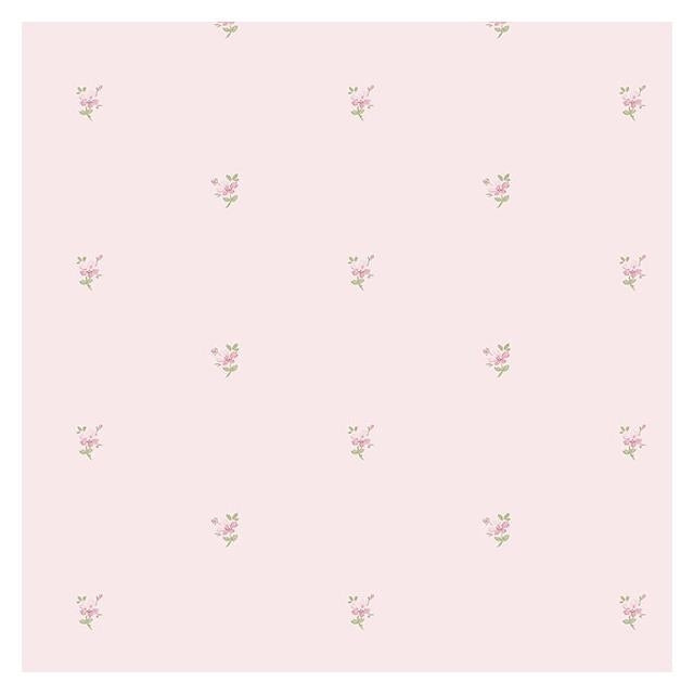 Shop PR33848 Floral Prints 2 Pink Small Floral Wallpaper by Norwall Wallpaper