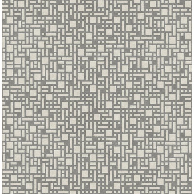 Purchase 2764-24341 Bento Grey Geometric Mistral A-Street Prints Wallpaper