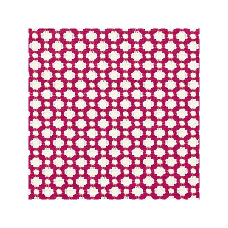 Purchase sample of 65685 Betwixt, Magenta/Natural by Schumacher Fabric
