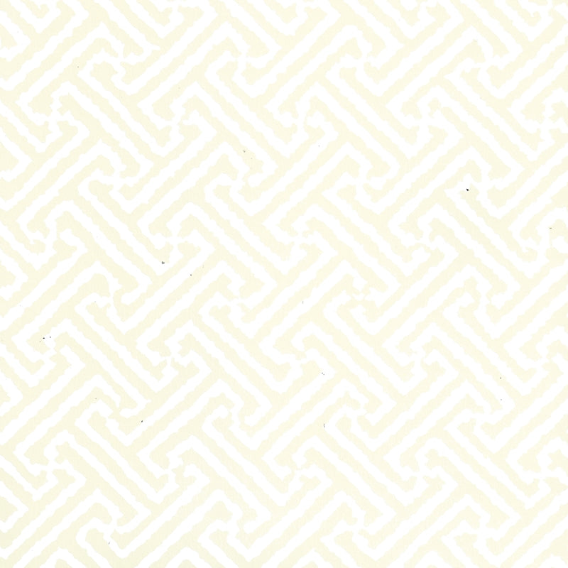 Sample 3080-00OWP Java Java, White on Off White by Quadrille Wallpaper