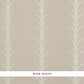 View 5008591 Acanthus Stripe Vinyl Taupe Schumacher Wallpaper