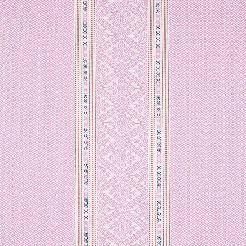 Purchase sample of 80612 Ruiz Jacquard, Pink by Schumacher Fabric