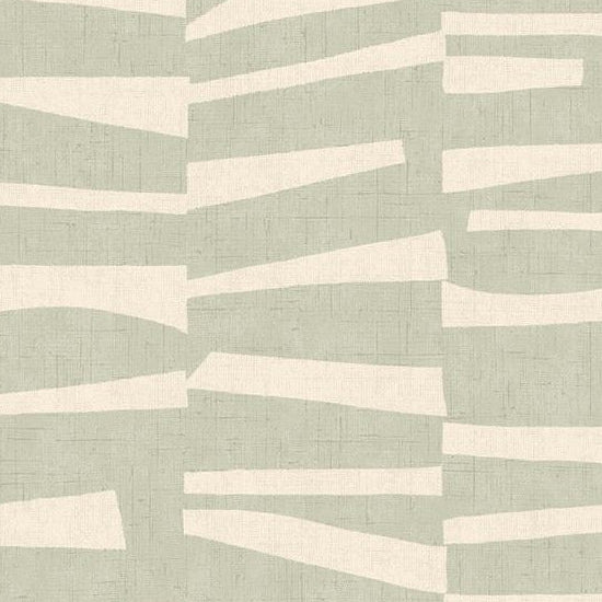 Shop EJ318021 Twist Ode Sage Staggered Stripes Sage by Eijffinger Wallpaper
