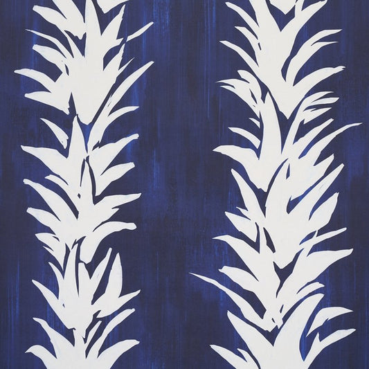 Find 5013661 White Lotus Cobalt Schumacher Wallcovering Wallpaper