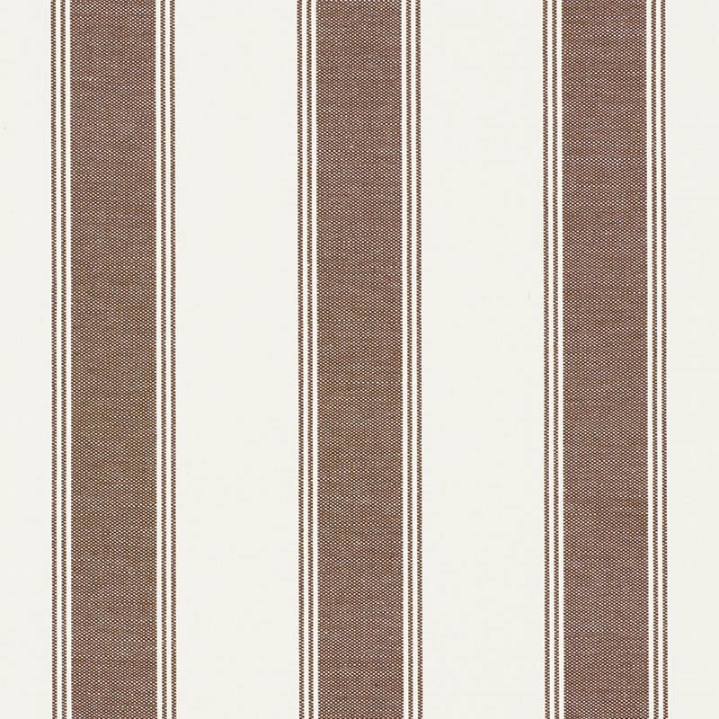 Purchase sample of 75822 Rafe Stripe, Berber Brown by Schumacher Fabric