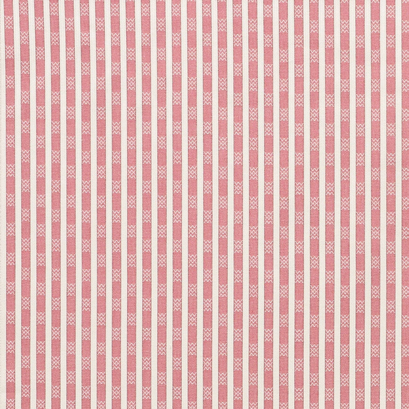Purchase sample of 74212 Beverly Stripe, Red by Schumacher Fabric