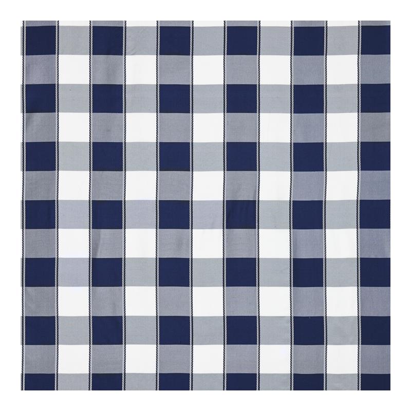 Sample 27024-009 Chelsea Check, Navy by Scalamandre Fabric (SC 000927024)