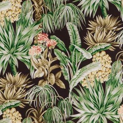 Purchase 2020196.6374 Caluya Print Espresso Botanical Florals by Lee Jofa Fabric