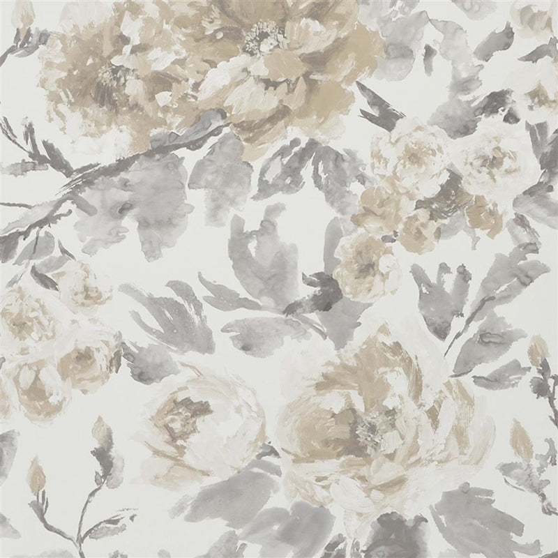 Save PDG649/04 Shanghai Garden Ecru by Designer Guild Wallpaper