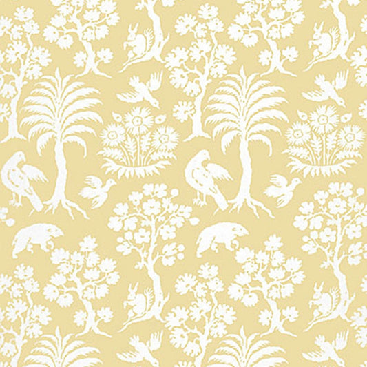 Looking for 5004351 Palm Damask Sunlight Schumacher Wallpaper