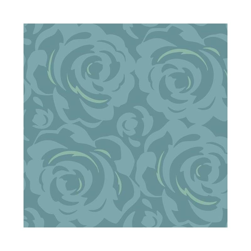 Sample CP1245 Breathless color Blue, Floral by Candice Olson Wallpaper