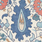 Select 5012870 Anatolia Blue and Red Schumacher Wallcovering Wallpaper