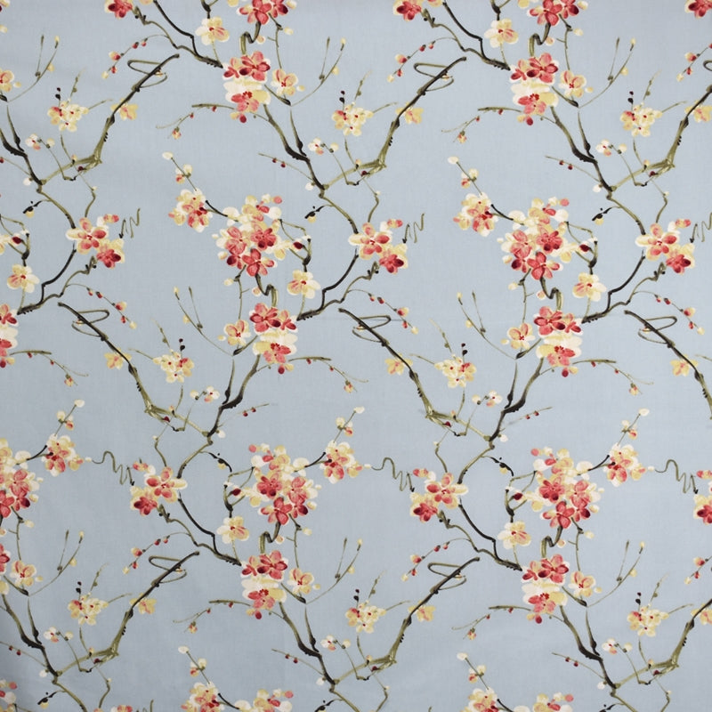 Find S1991 Robbins Egg Blue Floral Greenhouse Fabric