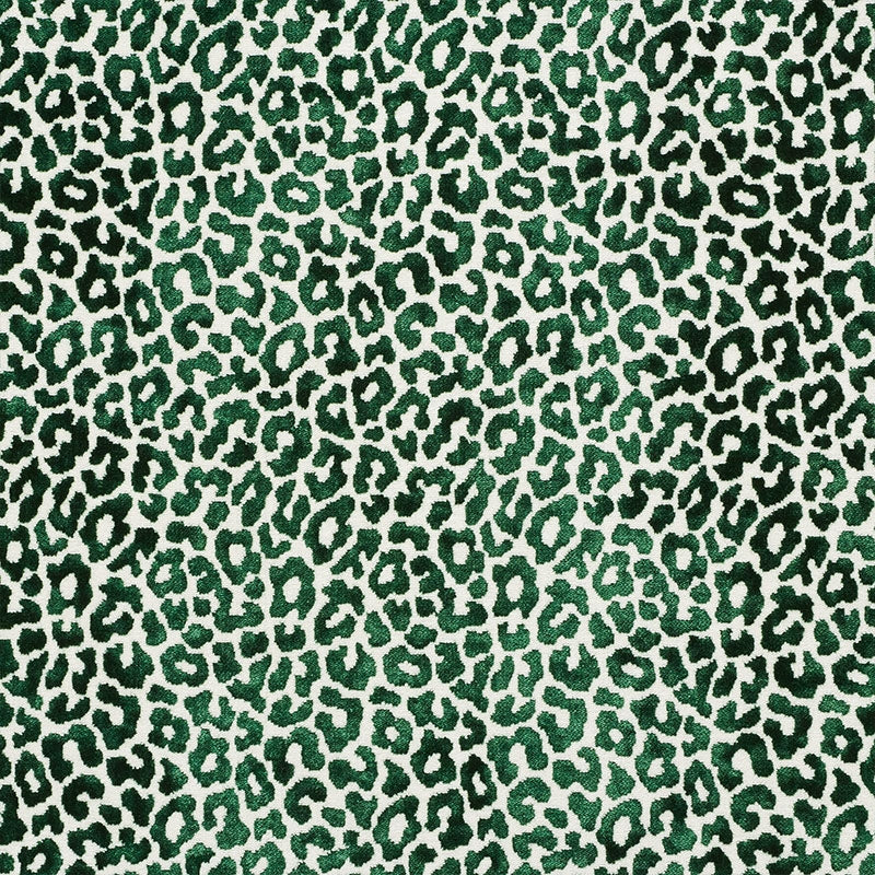 Purchase sample of 68825 Madeleine Velvet, Emerald by Schumacher Fabric