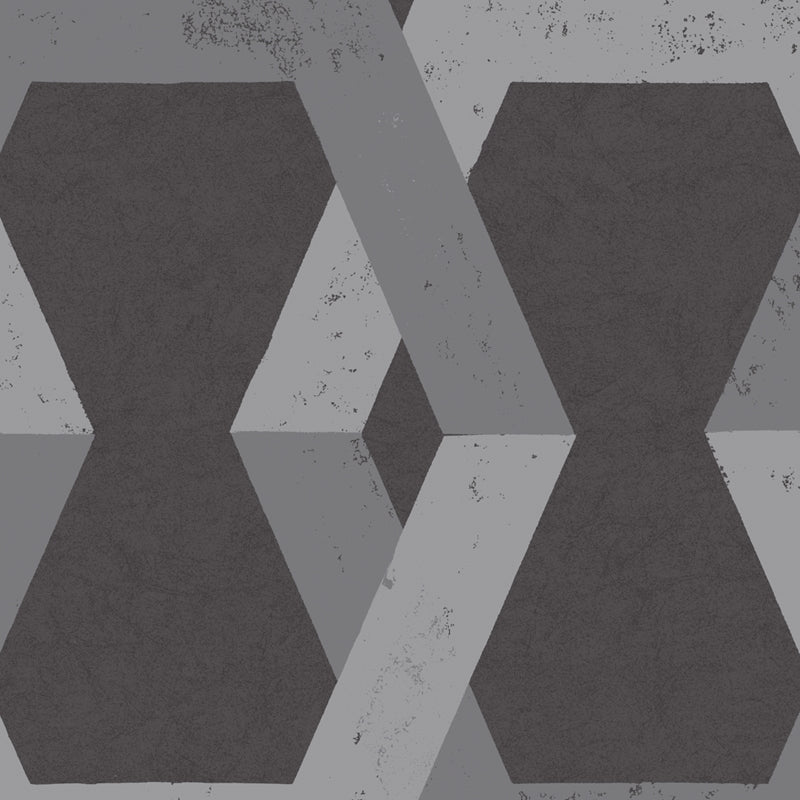 Sample 6475 Tribe, Pewter By Borastapeter Wallpaper