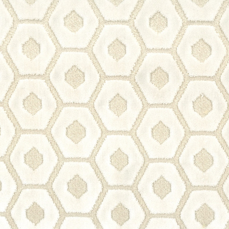 Sample Tamb-3 Tambourine 3 Eggshell By Stout Fabric