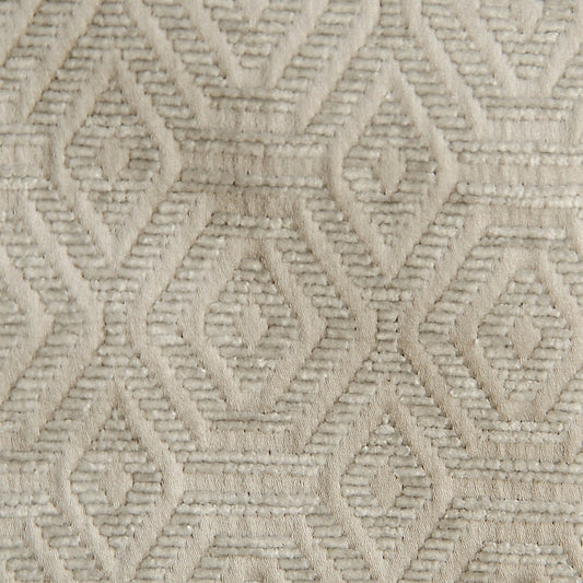 View A9 0002Geom Geometric Drops The Silver by Aldeco Fabric