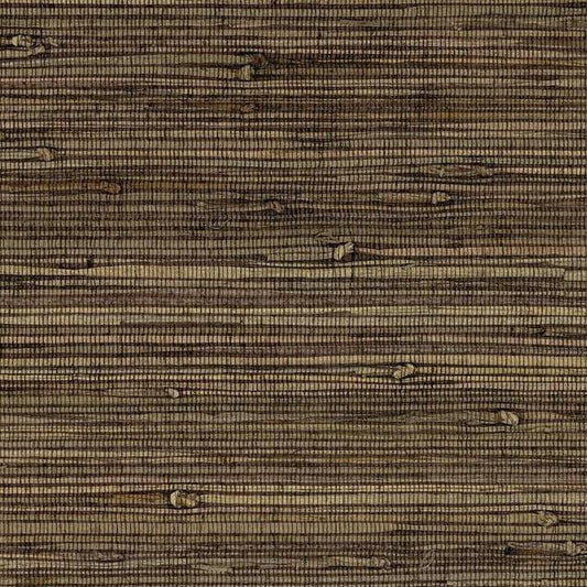 View VG4437 Grasscloth by York II Knotted Grass color Brown Grasscloth by York Wallpaper
