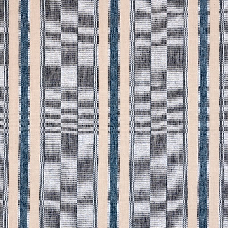 Purchase sample of 78830 Ipala Stripe, Ocean by Schumacher Fabric