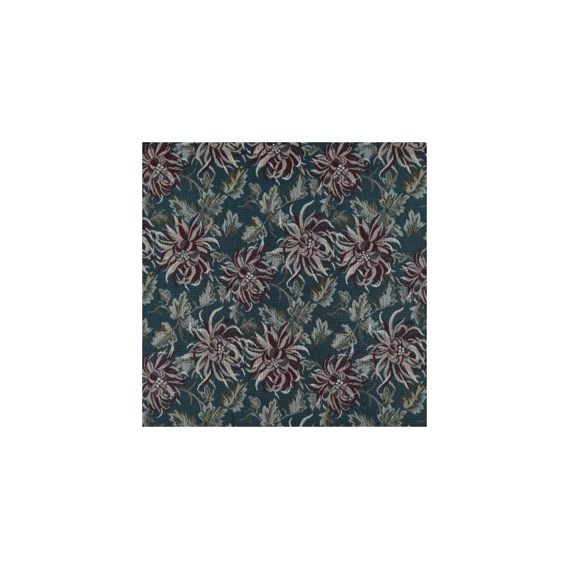 Find F3497 Yale Blue Floral Greenhouse Fabric