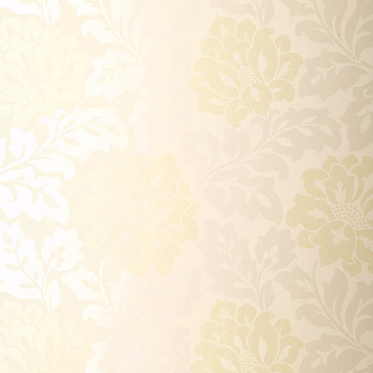 Acquire 5003630 Saraceno Damask Citrine Schumacher Wallpaper