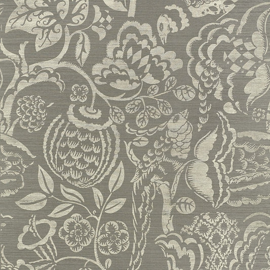 View 5008263 Uccello Sisal Grey Schumacher Wallpaper