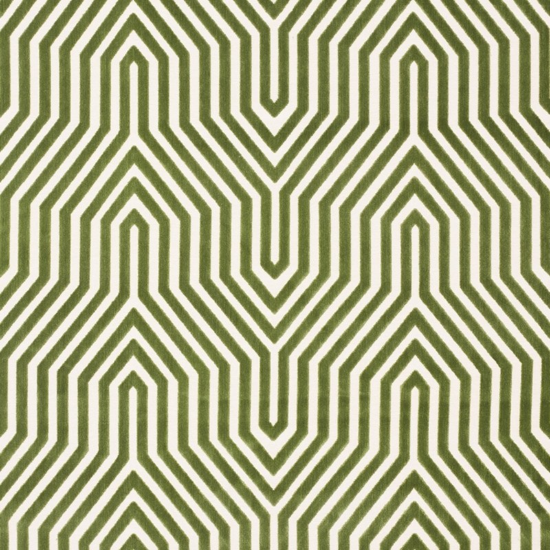 Purchase sample of 66193 Vanderbilt Velvet, Lettuce by Schumacher Fabric