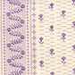 Sample 306297OWP Links Ii, Multi Purples On Off White by Quadrille Wallpaper