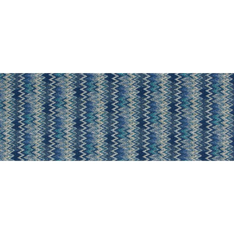 520023 | Sawtooth Wave | Azure - Robert Allen Fabric