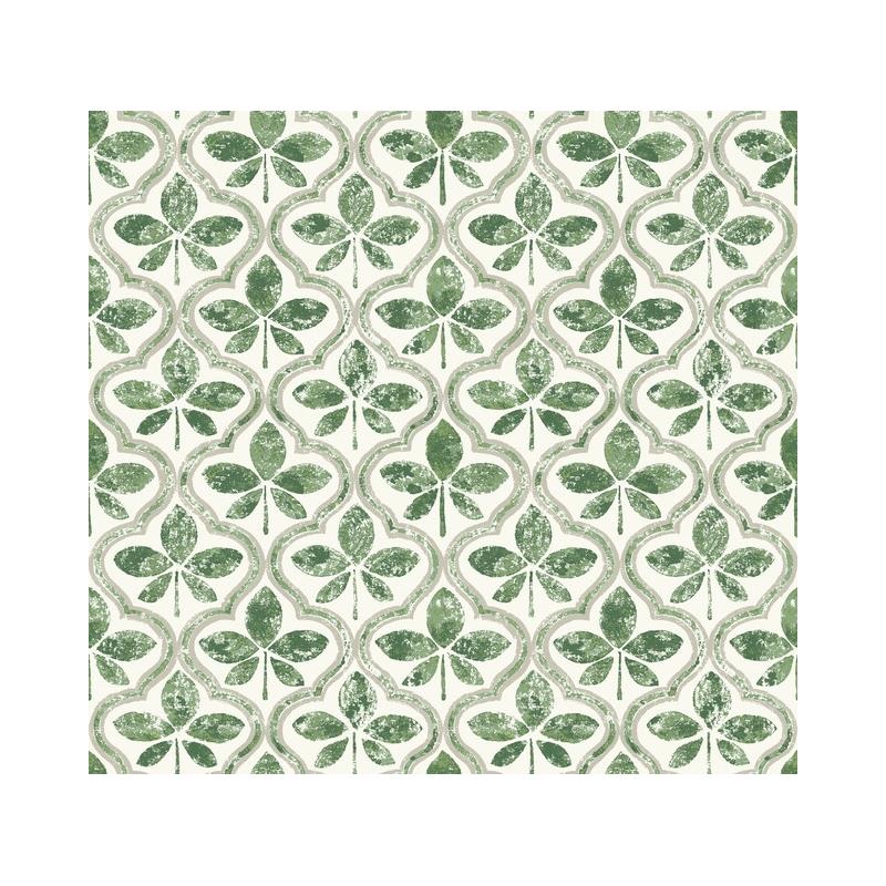 Sample GO8274 Sevilla Clover, Greenhouse by York Wallpaper