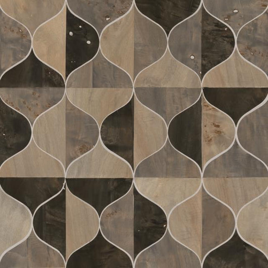 Buy DT5001 Burlwood Ogee After 8 by Candice Olson Wallpaper